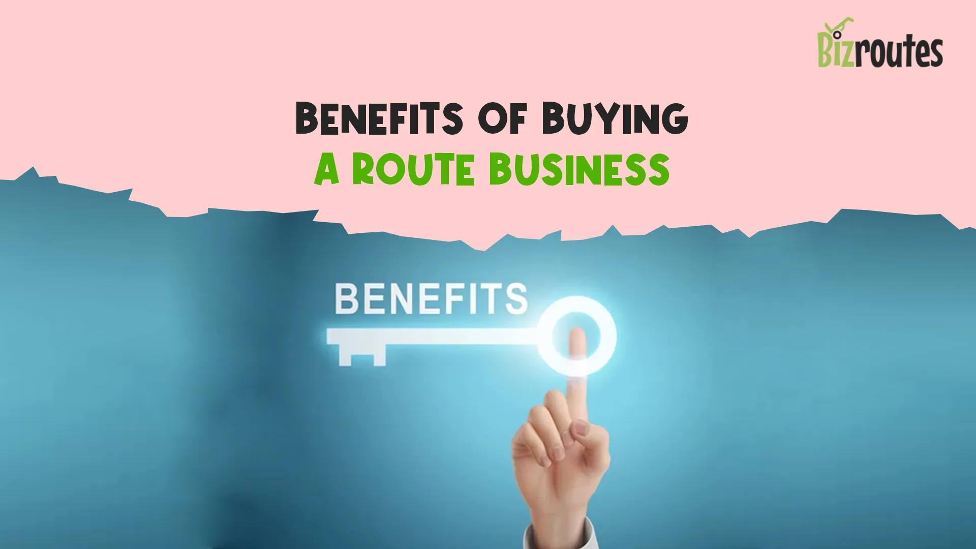 a image of a hand point at a key referring to buying a route 